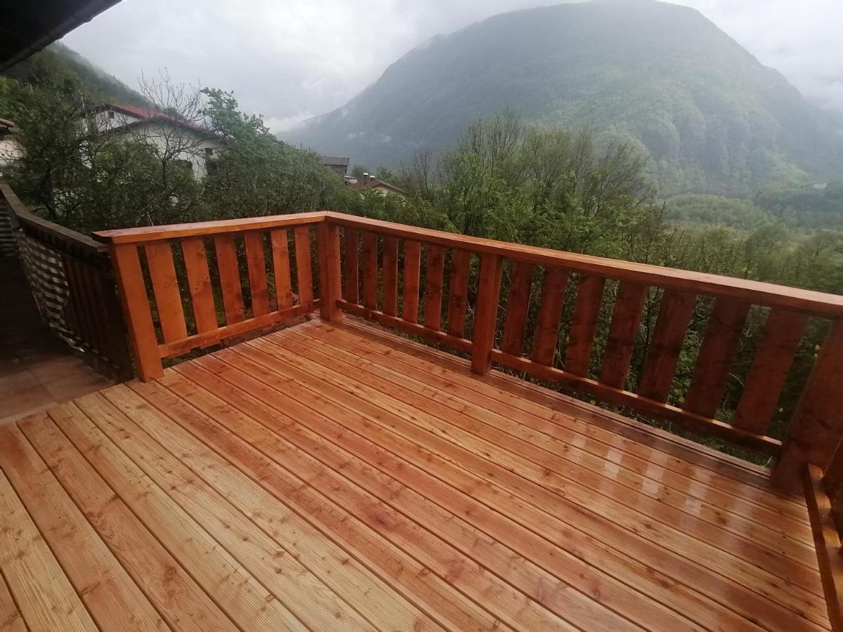 Apartment Pri Bricu Kobarid Bagian luar foto